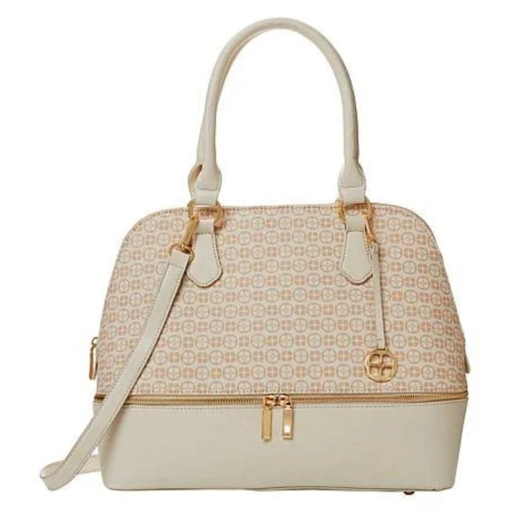 🆕 IMAN Dome Satchel with Cosmetic Bag